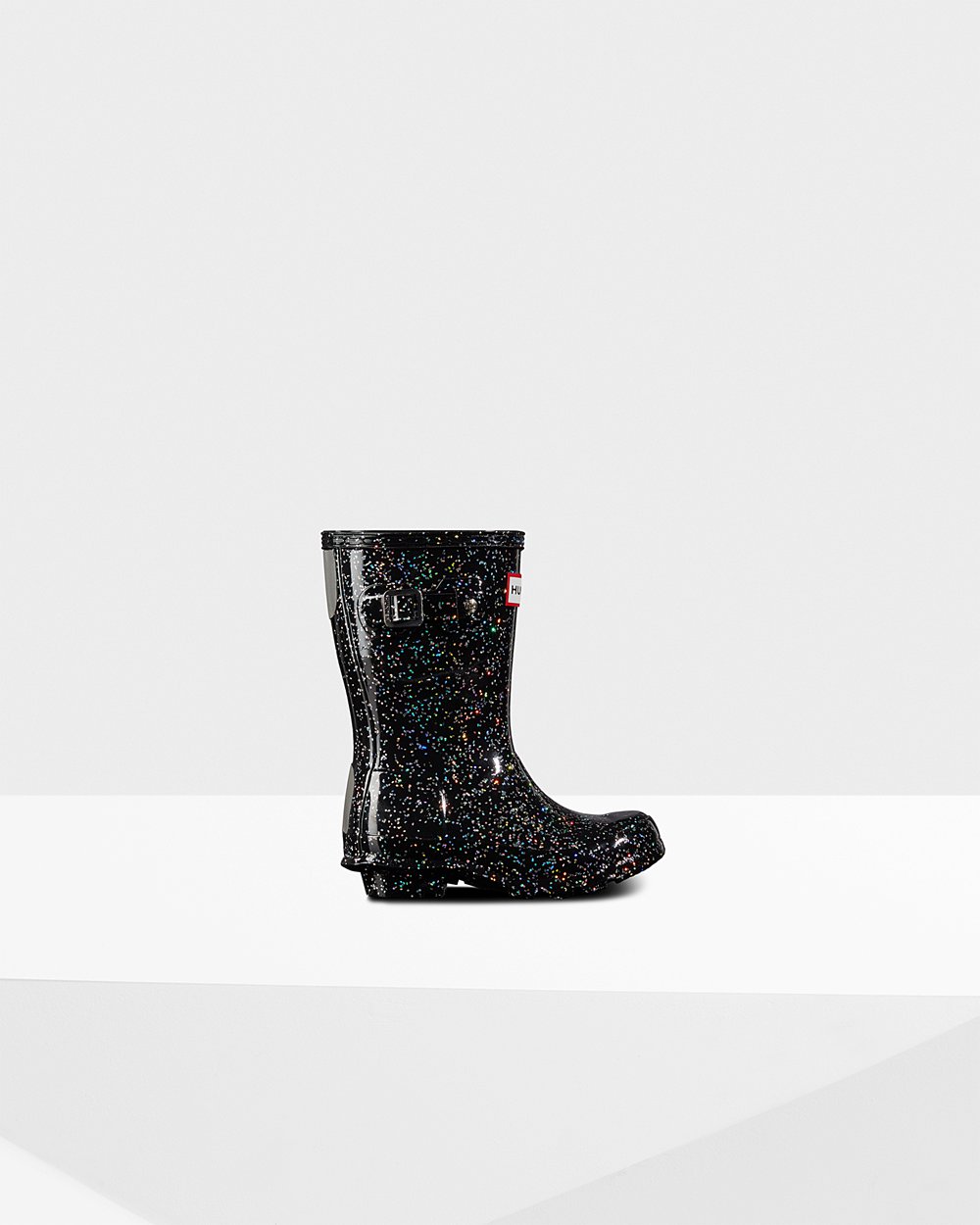 Hunter Yağmur Çizmesi Çocuk Siyah - Original Little Giant Glitter - Türkiye DK7325914